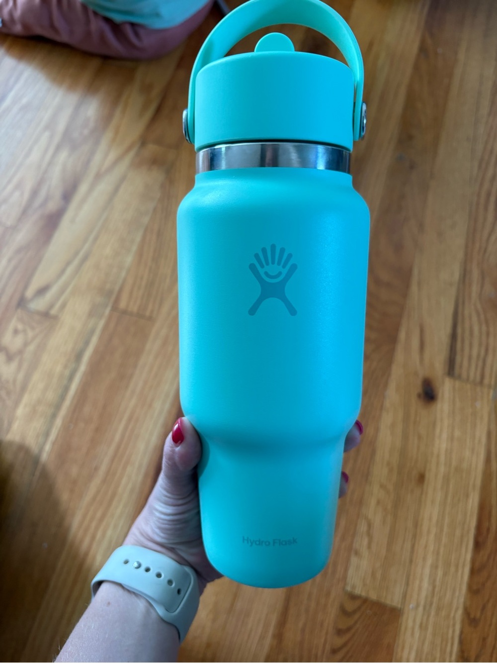 Hydro Flask Turquoise Wide-Mouth Insulated Bottle